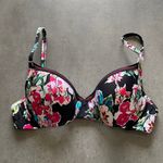Kenneth Cole Floral Push-Up Bikini Top Size 34 B/C Photo 0