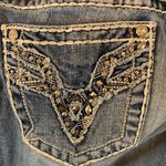 Vigoss  The Chelsea Capri Medium-Wash Bling Capri Jeans Size 7/8 Photo 8
