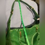 Jessica Simpson Green Shoulder Bag with Unique Stitched Design Photo 6
