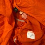 Fancyinn Orange Deep V Neck Crop Top Photo 7