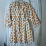 J.Crew NWOT Smocked-Waist Mini Dress in Gathered Floral Block Print — Size Large Photo 2