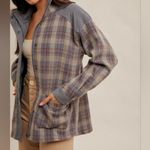 Hem & Thread  corduroy and twill shacket. Size Large Photo 9