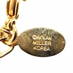 Nolan Miller Gold Tone Snake Chain choker Necklace Photo 4