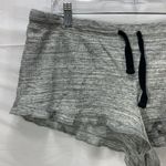PINK - Victoria's Secret PINK Victoria’s Secret Gray White Marled Sleep Pajama Lounge Shorts Size Large Photo 2