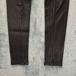 Theory EUC  Miana L Danish Black Stretch Leather Lambskin Leggings Skinny Pants 4 Photo 3