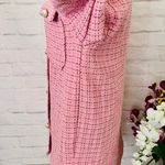 Boutique Pink Tweed Shacket Photo 6