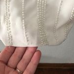 LPA Revolve White Beaded Blazer Shoulder Pads Photo 4