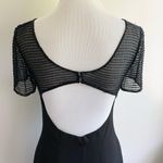 Adrianna Papell Vintage Black Beaded Evening Gown Dress Photo 2