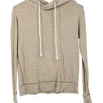 J.Crew Tan/Cream Women's Striped Hoodie Photo 0