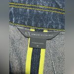 Armani Exchange Blue Denim Jacket with Yellow Highlights ππ» Photo 2
