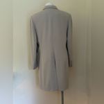 JOHN MEYER OF NORWICH Beige Long Coat & 2 Big Pockets Reverse Hiden Buttons.Sz L Size L Photo 2