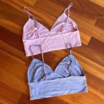 VICTORIA’S SECRET Set of Two Bralette Tops Purple Size L Photo 1