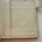 YSL Yves Saint Laurent Vintage Cream Leather Long Wallet Gold Hardware Photo 5