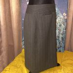 CAbi  Size 8 Pinstriped Midi Skirt Photo 3