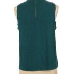 Catherine Malandrino  Teal Sleeveless Mock Neck Top Photo 1
