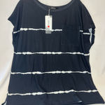 MIROL black/white striped batwing T Photo 0