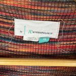 By Anthropologie Tami Sleeveless Knit Tunic Size 2X Space Dye Colorful Slit Fall Red Photo 6