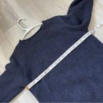Olive Wool Sweater crewneck womens Navy Blue (small medium) classic heavy warm Photo 2