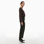 Wilfred NEW Aritzia The Melina High-waisted Vegan Leather Pants Black Photo 5