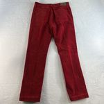 Ralph Lauren VTG Jeans Co Sz 6 Pants Straight Leg Red Corduroy Women’s Mid Rise Photo 9