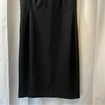 Lands' End Lands’ End Black Structured Midi Dress - Size 10P Photo 2