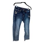 GRACE IN LA Embroidered Rhinestone Easy Fit Jeans Boho Western Cowgirl 26 Photo 1