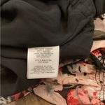 Joie  Ellar silk floral long sleeve romper shorts  in Caviar multi size large Photo 6