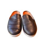 FitFlop Black Leather SupercomFF Comfy Loafer Mules US 8.5 Slip On Shoes in GUC Photo 2