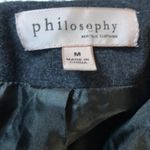 Philosophy  charcoal‎ gray zipper swing jacket Photo 4