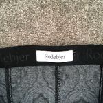 Rodebjer Black Glittery Fitted BustierTube Top Sleeveless Tank Blouse Size Small Photo 4