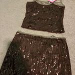 Edikted  Brown Sequin Set Photo 3