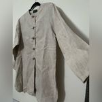 J. McLaughlin for Sanyo Linen Tunic - Size 8 coastal grandma Photo 4