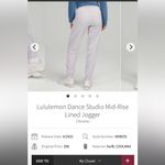 Lululemon  Dance Studio Mid-Rise Lined Jogger
Size 0 Photo 5