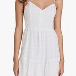 Alice + Olivia  Fae Eyelet Mini Dress White 12 Photo 0