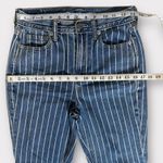 American Eagle Pinstriped mom jean 0 regular Blue Size 00 Photo 2