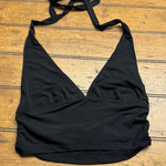 Garage  BLACK Super Cropped HALTER TOP SIZE SMALL Going Out Club Shirt‎ Photo 0