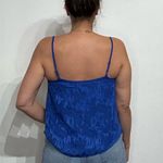 Guess  Blue Satin Cami Blouse Sz S NWT Photo 9