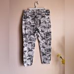 Charter Club  Denim Jeans Women’s Size 10p Bristol Skinny Ankle Black White Print Photo 3