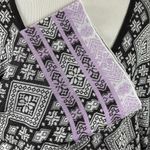 Free People Retro 70s Bohemian Poncho Sweater Tunic Top Fringe Small Oversized Photo 8