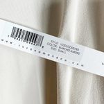 Susana Monaco Tie Panel Gathered Sleeve Dress Cream Size Small Photo 4