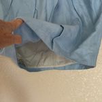 Theory Baby Blue Pencil Skirt with Pleats Size 4 Zipper back Photo 2