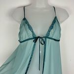 Frederick's of Hollywood Frederick’s of Hollywood Sheer Mesh Flyaway Split Front Tie Top Sz Medium Photo 3