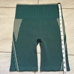 Ryka  Green Striped Biker Stretchy Performance Athletic Short Size M Active Teal Photo 7