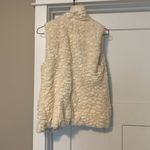 Forever 21  Cream Sherpa Vest with Black Accents Photo 3