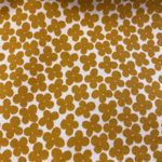 Boden Helena Chino Autumn Gold White Ditsy Floral Print Mini Skirt US 12 LONG Orange Photo 2