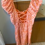 Orange Summer Dress Size M Photo 2