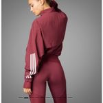 Adidas  Windbreaker Oversized Hyperglam Size M Red White Photo 7