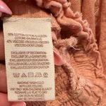 Free People REVOLVE SILVERLAKE COTTON LACEY LONG SLEEVE BOHO PEACH TOP S Photo 10