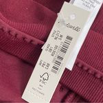 Madewell Seamless Halter Biker Unitard in Cabernet Size S/M Photo 13