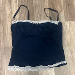 Amazon  Blue Lace Tank Top Photo 0